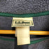 エルエルビーン L.L.Bean 80-90S 筆記体ロゴ 刺繍ハーフスナップ フリース ジャケット スナップT メンズ