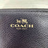 コーチ COACH フロントロゴプリント レザーダブルジップコインケース レディース