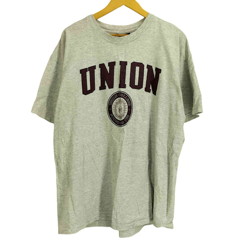 ジャンスポーツ JanSport 90s USA製 UNION プリント 半袖 カレッジ Tシャツ メンズ XXL