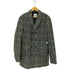 ザラ ZARA DOUBLE BREASTED CHECK THREE QUARTER LENGTH COAT メンズ import:M