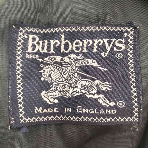 バーバリーズ BURBERRYS MADE IN ENGLAND ALL WOOL BURELLA ウールステンカラーコート レディース