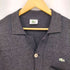 ラコステ LACOSTE 80-90S スペイン製 襟付 ワニワッペン ウール カーディガン メンズ EUR:52