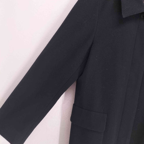 バーバリーブルーレーベル BURBERRY BLUE LABEL カシミヤ混ウールステンカラーコート CASHMERE&WOOL レディース 38