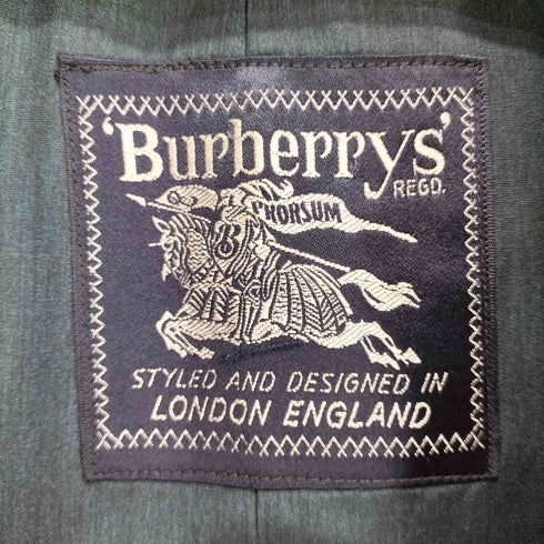 バーバリーズ BURBERRYS 70~80S 玉虫 ステンカラーコート メンズ