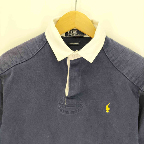 ポロバイラルフローレン Polo by RALPH LAUREN CUSTOM FIT ポニー 刺繍 ラガー シャツ メンズ import:M