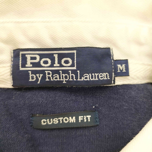 ポロバイラルフローレン Polo by RALPH LAUREN CUSTOM FIT ポニー 刺繍 ラガー シャツ メンズ import:M
