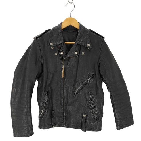 ハーレーダビッドソン HARLEY-DAVIDSON 70s AMF talonジップ ダブルライダースジャケット メンズ