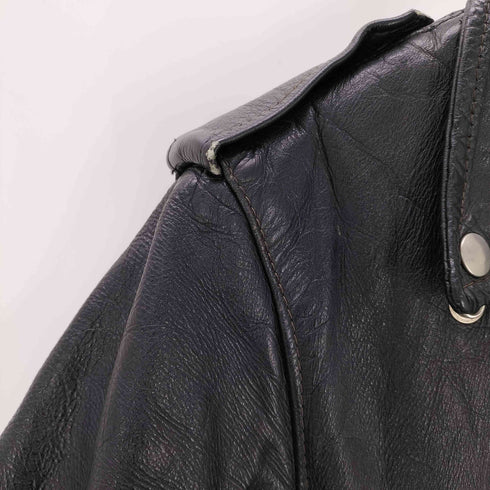ハーレーダビッドソン HARLEY-DAVIDSON 70s AMF talonジップ ダブルライダースジャケット メンズ