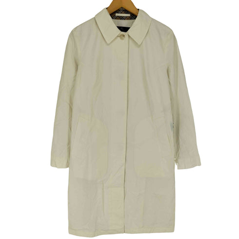 バーバリーブルーレーベル BURBERRY BLUE LABEL コットンステンカラーコート レディース 38