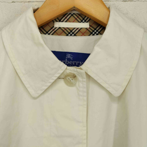 バーバリーブルーレーベル BURBERRY BLUE LABEL コットンステンカラーコート レディース 38