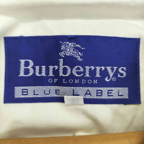 バーバリーブルーレーベル BURBERRY BLUE LABEL コットンステンカラーコート レディース 38