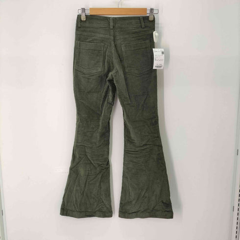 AMZIEN コーデュロイフレアパンツ レディース JPN:S