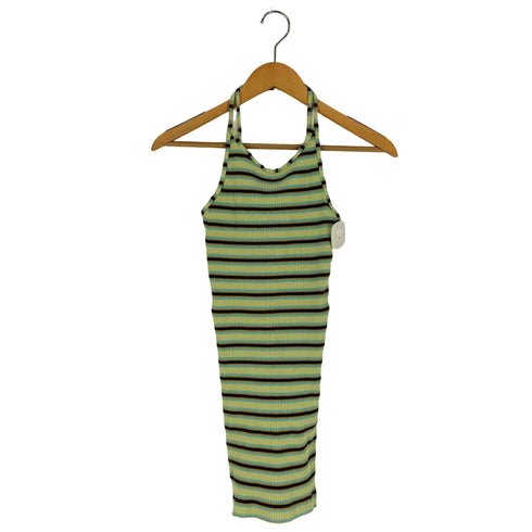 マウジー moussy STRIPED MINI DRESS ストライプ ミニドレス レディース FREE