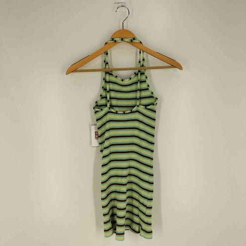 マウジー moussy STRIPED MINI DRESS ストライプ ミニドレス レディース FREE