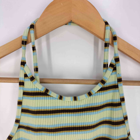 マウジー moussy STRIPED MINI DRESS ストライプ ミニドレス レディース FREE