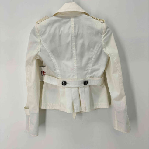 バーバリーブルーレーベル BURBERRY BLUE LABEL 裏地ノバチェック ハーフトレンチコート レディース JPN:38