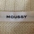 マウジー moussy HI NECKED TILDEN KNIT ハイネック チルデンニット レディース FREE
