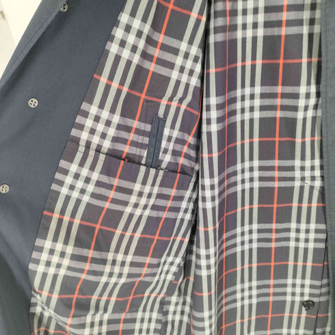 バーバリーズ BURBERRYS 裏地チェックステンカラーコート メンズ 38SHORT