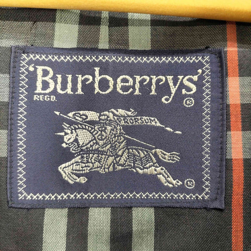 バーバリーズ BURBERRYS 裏地チェックステンカラーコート メンズ 38SHORT