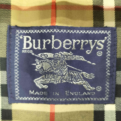 バーバリーズ BURBERRYS MADE IN ENGLAND C100 裏地ノヴァチェックステンカラーコート メンズ