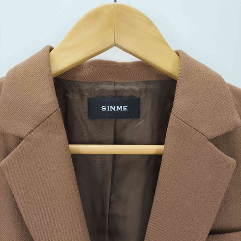 シンメ SINME ツイルジャケット キャメル レディース M