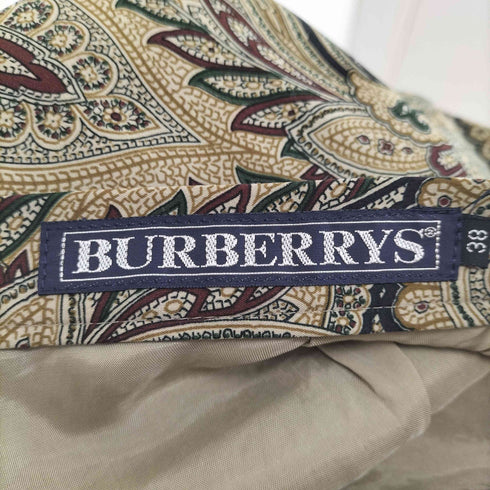 バーバリーズ BURBERRYS ペイズリー柄スカート レディース 38