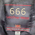 トリプルシックスレザーウェア 666 Leather Wear 英国製 本革 シングル ライダースジャケット メンズ US:36