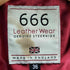 トリプルシックスレザーウェア 666 Leather Wear 英国製 本革 ダブル ライダースジャケット メンズ UK:36