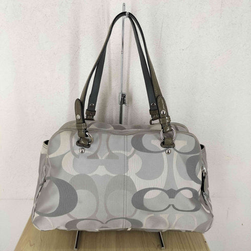 コーチ COACH エナメル切替シグネチャーロゴトートバッグ レディース