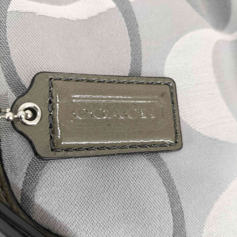 コーチ COACH エナメル切替シグネチャーロゴトートバッグ レディース