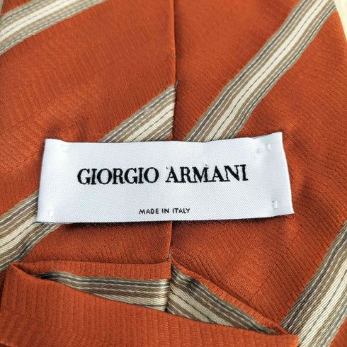 ジョルジオアルマーニ Giorgio Armani MADE IN ITALY シルクネクタイ メンズ