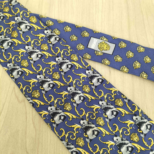 ジャンニヴェルサーチ GIANNI VERSACE 総柄ネクタイ メンズ