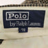ポロバイラルフローレン Polo by RALPH LAUREN 90S 千鳥格子 ウールスラックス メンズ 78