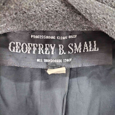ジェフリービースモール GEOFFREY B. SMALL 金ボタン ダブルテーラードジャケット 紺ブレ メンズ import:M