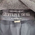 ジェフリービースモール GEOFFREY B. SMALL 金ボタン ダブルテーラードジャケット 紺ブレ メンズ import:M