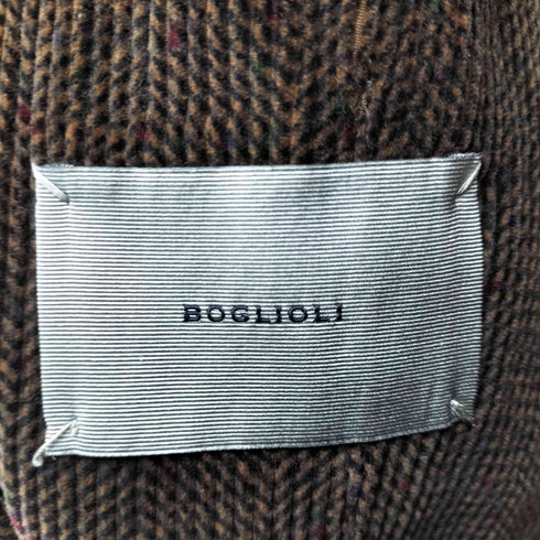 ボリオリ BOGLIOLI 2B ヘリンボーン テーラードジャケット メンズ JPN:44