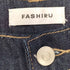 FASHIRU ジップフライ デニム パンツ レディース