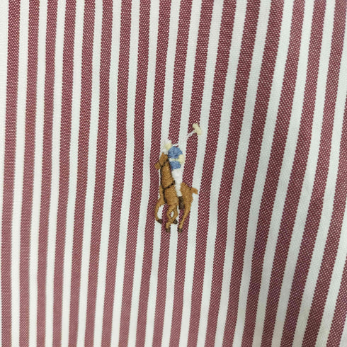 ラルフローレン RALPH LAUREN ポニー刺繍 ストライプ BDシャツ classic fit メンズ import:M