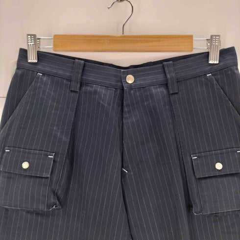 バーバリーブラックレーベル BURBERRY BLACK LABEL ストライプカーゴパンツ メンズ 73