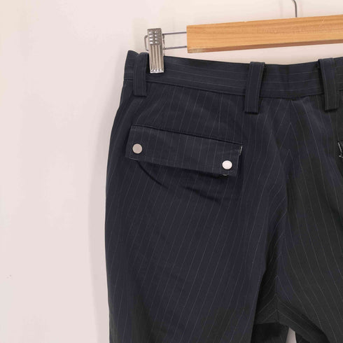 バーバリーブラックレーベル BURBERRY BLACK LABEL ストライプカーゴパンツ メンズ 73