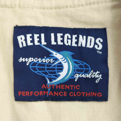 00s REEL LEGENDS ジップアップ フィッシングベスト メンズ import:M
