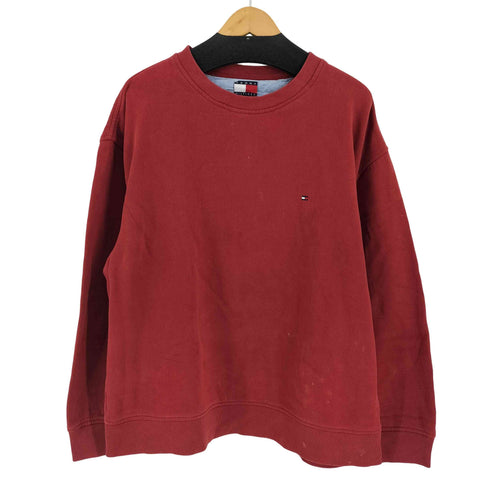 トミーヒルフィガー TOMMY HILFIGER フラッグ刺繍 クルーネックスウェット メンズ import:L
