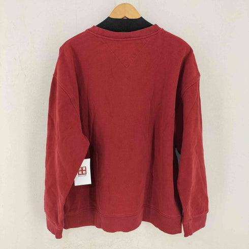 トミーヒルフィガー TOMMY HILFIGER フラッグ刺繍 クルーネックスウェット メンズ import:L