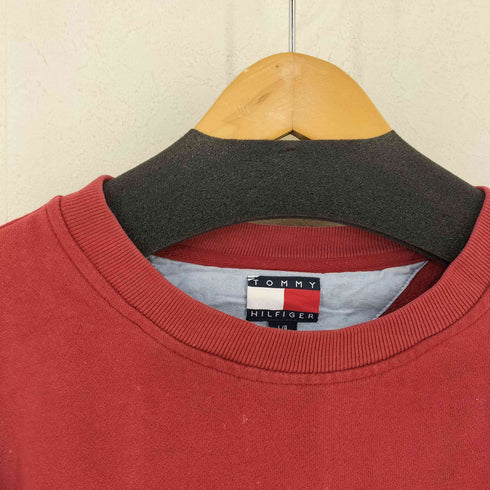 トミーヒルフィガー TOMMY HILFIGER フラッグ刺繍 クルーネックスウェット メンズ import:L
