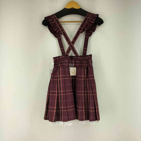 シークレットハニーバイハニーバンチ Secret Honey by Honey Bunch ショルダーストラップ チェックスカート レディース 2