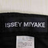 イッセイミヤケ ISSEY MIYAKE 07SS 黒タグ シワ 縮絨加工 リネン ステッチ スラックスパンツ メンズ JPN:4