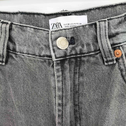 ザラ ZARA ワイドテーパードデニム レディース 36