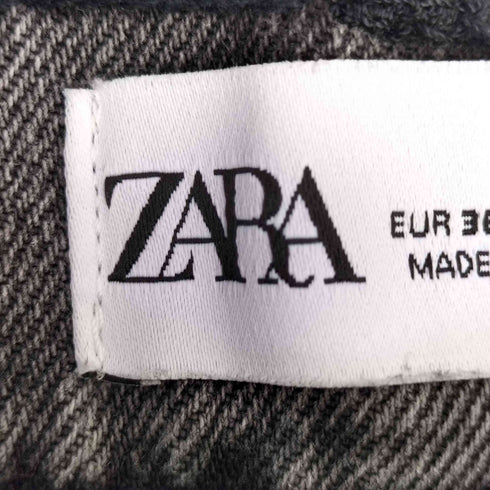 ザラ ZARA ワイドテーパードデニム レディース 36