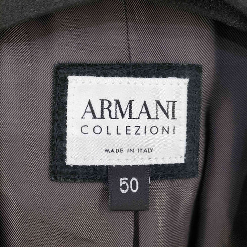 アルマーニコレツィオーニ ARMANI COLLEZIONI カーフスキン 2Bシングルテーラードジャケット メンズ EUR:50
