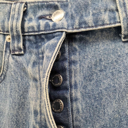 アレキサンダーワン Alexander Wang Raver Wide-Leg Belted Jeans レディース 25
